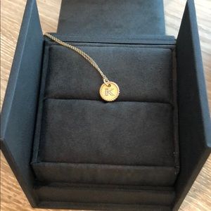 David Yurman Necklace with diamonds and 18k gold